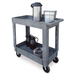Lakeside UC54CGY 34 1/2" x 17 1/2" x 32 3/4" Utility Cart