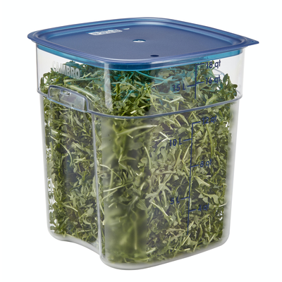 Cambro 18SFSPROCW135 CamSquare® FreshPro Food Container