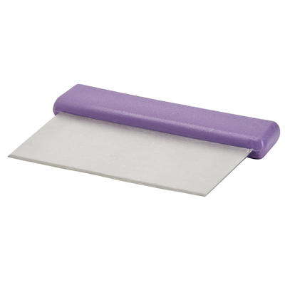 Winco DSC-2P 6" X 3" Stainless Steel Blade Dough Scraper