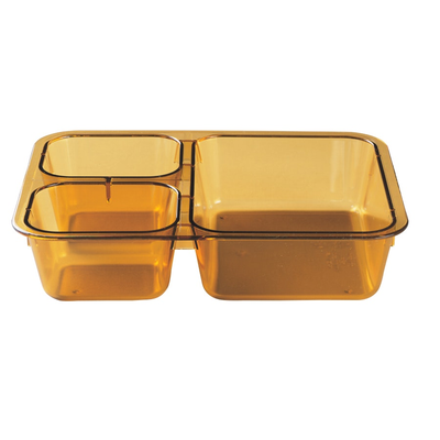 Cambro 853FH150 Amber Heat-Resistant Insert Trays