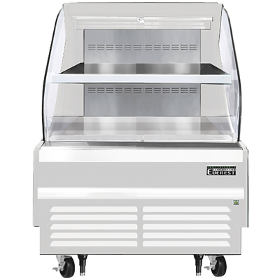 Everest EOMH-36-W-35-T Open Air Merchandiser 1 Shelf, 115v, NSF - 7.4 cu. ft.