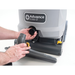 Advance ES300 ST vacuum shoe being removed by hand