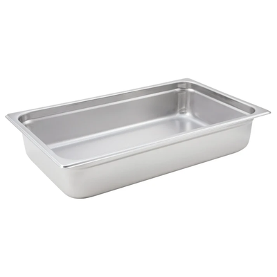 Winco SPJH-104 - Anti-Jam Steam Pan, 22 Gauge Stainless Steel