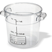 Carlisle 1076107 StorPlus™ Round Food Storage Container 1 qt - C