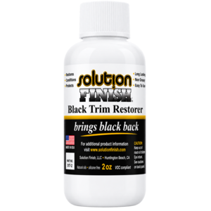 Solution Finish Black Trim Restorer 2 Oz