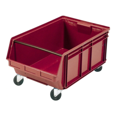 Stacking Container - Mobile Giant - 29" x 18-3/8" x 11-7/8" - 150 lb Capacity - Red