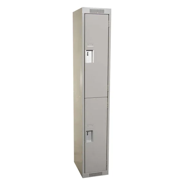 Locker - Steel - Riveted - Economy - 12" x 18" x 72" - 2 Tier - 2 Door