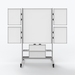 LUXOR COLLAB-STATION Collaboration Station - Mobile Whiteboard