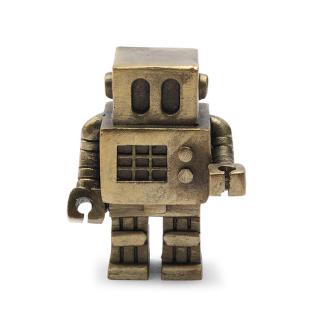 Incense Holder Brass Robot