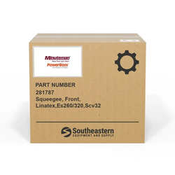 Minuteman - 281787 - Squeegee, Front, Linatex,Es260/320,Scv32