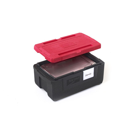 Mightylite ML180 Insulated Top-Load Food Carrier, Red/Black