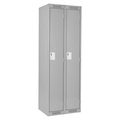 Locker - Steel - Riveted - Economy - 24" x 18" x 72" - Single Tier - 2 Door