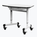 LUXOR MBS-DESK Height-Adjustable Trapezoid Student Desk with Dra