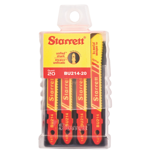 STARRETT BU214-20 2'' x 5/16 x .040 x 14T, Bi-Metal, 20 Pack