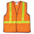 Safety Vest - Traffic - Tear-Away - CSA Class 2 Level 2 - High Visibility Orange - Large