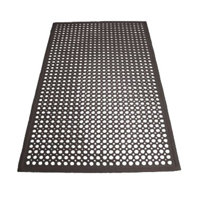 Winco RBM-35K 3' X 5' X 1/2" Thick Floor Mat