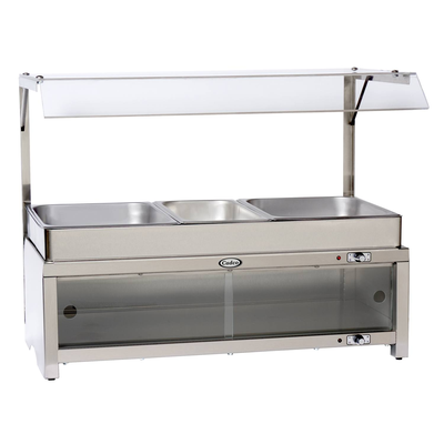 Cadco CMLB-CSG Warming Cabinet 28" X 14" Removable Triple Buffet