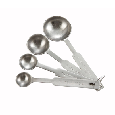 Winco MSPD-4X 4-Piece Set Includes: 1/4 Teaspoon Deluxe Measurin