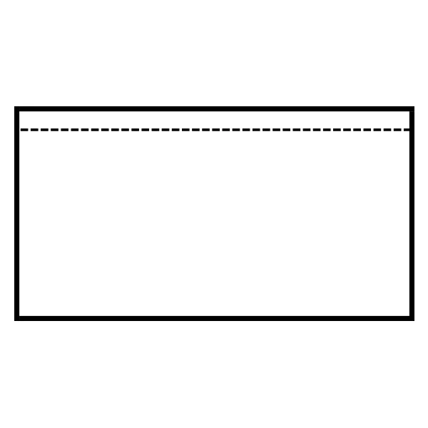 Packing List Envelope - 5.5" x 10"