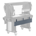 Cambro VBRR6191 Versa Food Bar Tray Rail Only 72"