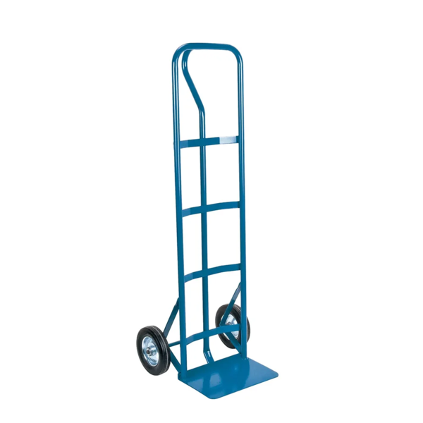 Hand Truck - P Handle - 600 lb Capacity - Rubber Wheels