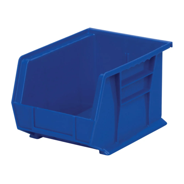 Storage Bin - Plastic - 23-7/8" x 18-1/4" x 12" - Blue