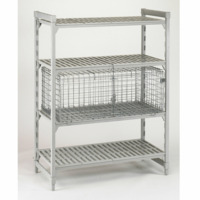 Cambro CSSC244818000 Camshelving Security Cage 25-1/4"W X 42-1/2"L