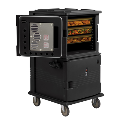Cambro UPCH1600110 Ultra Camcart Heated Food Pan Carrier Front L