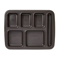 Cook's Brand 630-120RC Gorilla Raised 6-Compartment Insulated Tray (10/Case)