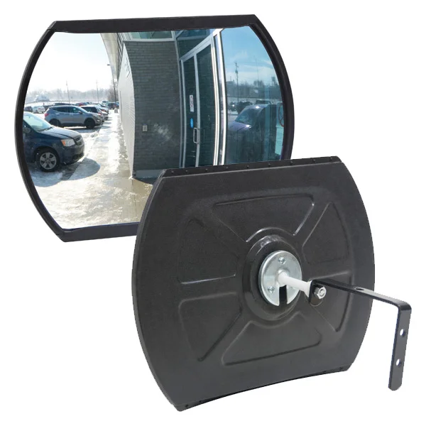 Convex Mirror - Rectangular - 12" x 18" - With Bracket