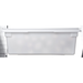 Carlisle 1064202 12.5 Gal. White Food Storage Box, 18" X 26" X 9