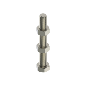 Jergens 70068 Spindle Assy, 1/4-20 X 5/8, Hex Head