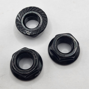 3/8" - 16 SERRATED FLANGE NUT (WHIZ) SAE J995 GR 5 ZINC BLACK