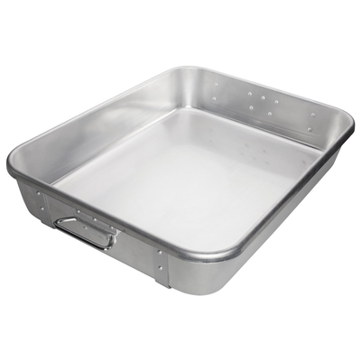 Winco ALRP-1824 24" X 18" X 4-1/2" Deep Double Roast Pan