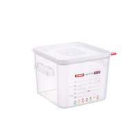 Araven 11853 Square Polypropylene Container, 6 L./ 6,3 qt