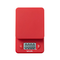 Taylor 3817R 11 lb Red Compact Digital Scale