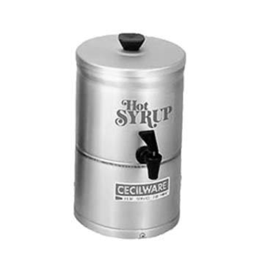 Grindmaster-Cecilware SD1 125°F Serving Temperature Tomlinson All Plastic Self-Closing Faucet 1-Gallon Capacity Pro Syrup Warmer
