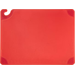 San Jamar CBG182412RD Cutting Board 18"x24" Red
