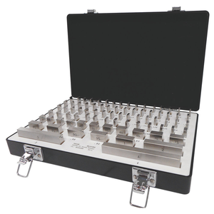 STARRETT RS 81. W 81 Pc. Rect. High-Grade Steel Gage Block Set, Grade B