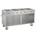 FWE HLC-4W6-1-DRN Handy Line Serving Cabinet Mobile