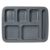 Gorilla Raised Compartment Insulated Tray, Gray (10/Case)