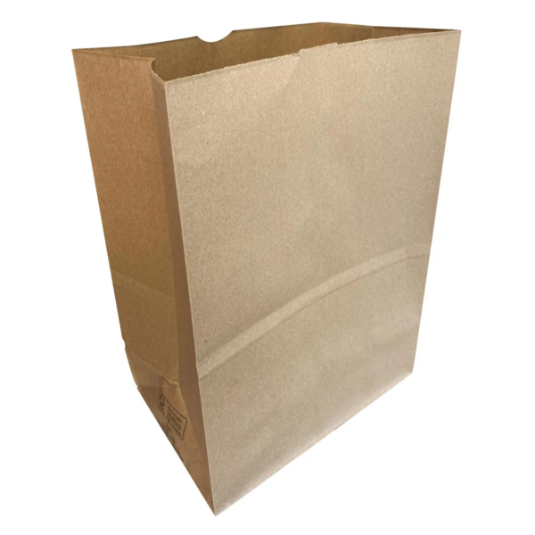 Paper Grocery Bags - 10-1/8" x 6-3/4" x 14-3/8" - 70 lb