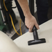 CleanMax CMP-3T upholstery tool cleaning a chair