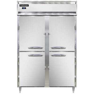 Continental Refrigeration DL2R-SS Designer Line Refrigerator Two Section