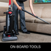 Sanitaire SC5713D in use, on-board tools