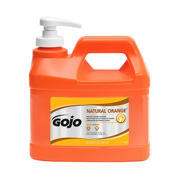 Hand Cleaner - Smooth Cream - 1.89 L Pump Bottle - Citrus Orange