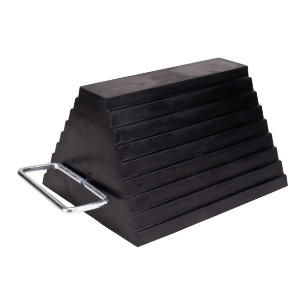 Rubber Wheel Chock - With Handle