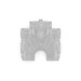 01.047 Blank Contact Block (VCSO) Overhead View