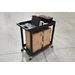 LUXOR EC11-B 32" x 18" Tub Cart - Two Shelves
