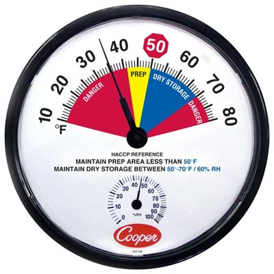 Cooper 212-158-8 Dry Storage/Prep-Area Thermometer